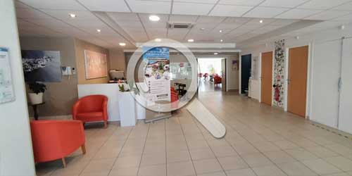 La réception de la résidence services à La Brède