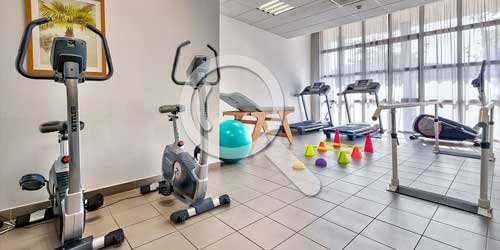 La salle de sport de la résidence services à La Brède